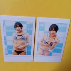 麻倉まりな(写真)チェキ2点セット 限定品 グラビア アイドル 水着