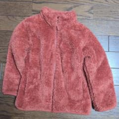 オレンジ フリースジャケット 110のサムネイル