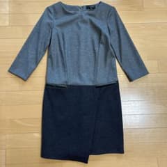 UNTITLED 七分袖ひざ丈ワンピース サイズ1のサムネイル