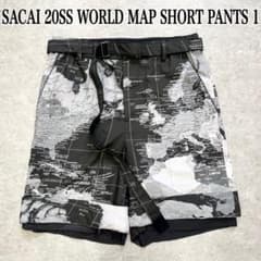 パンツ sacai World Map Shorts 希少 美品 SACAI 20SS WORLD MAP SHORT PANTS 1 - メルカリ