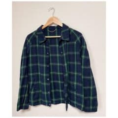 UNUSED ウール　チェック　ジャケット　ブルゾン　ギャルソン　ヤエカのサムネイル