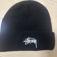 Stussy ビーニー ニット帽 ブラックのサムネイル
