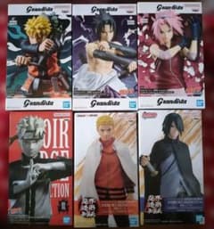 NARUTO 疾風伝 フィギュア 6点 うずまきナルト うちはサスケ 春野