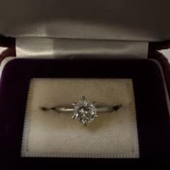 一粒ダイヤモンドリング 0.79ct プラチナ 6本爪 7月4日までお値下げ 