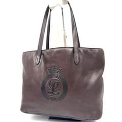 LOEWE ロエベ トートバッグ ロゴ A4 肩掛け ブラウン