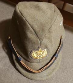 旧日本軍 陸軍近衛師団下士官兵冬用戦闘帽 略帽 （精巧複製品） 中田