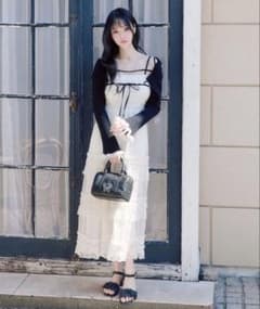 OLIVE des OLIVE Saxe flower strollロングワンピのサムネイル