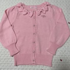 mezzo piano ピンクカーディガン サイズS(140)のサムネイル