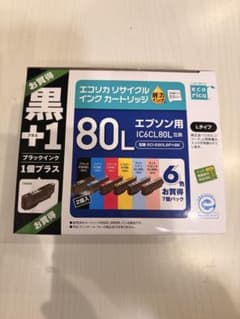 【スライム様専用】エプソン IC6CL80L ブラックインクカートリッジ 6個のサムネイル