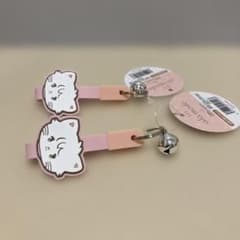 自転車キーホルダー mikko 2個セット Lil ala mode 鈴付き 猫
