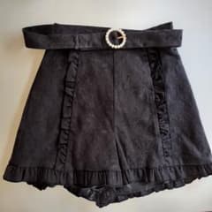 evelyn ジャガーショートパンツ ブラック 黒のサムネイル