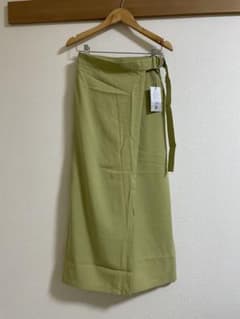 ライトグリーン ラップパンツ ベルト付きのサムネイル
