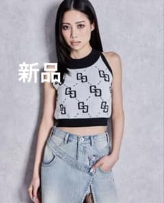 GYDA モノグラム柄 ノースリーブニット（値下げ可能）のサムネイル