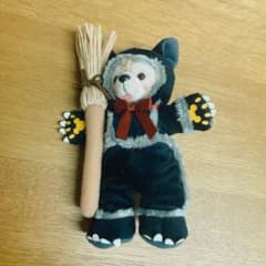 ハロウィン限定　ダッフィー　黒猫の着ぐるみのサムネイル