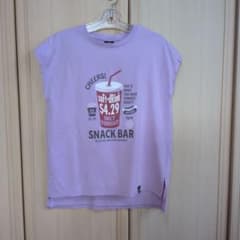 ミセスグリーンアップルコラボ ノースリーブTシャツ ラベンダーのサムネイル