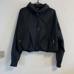 Spick & Span フーデッドブルゾン ブラックのサムネイル