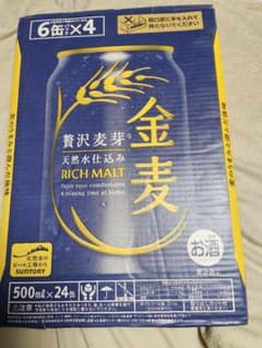 サントリー 金麦 500ml 24缶入 ケースのサムネイル