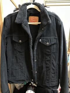 LEVISブラックデニムジャケットのサムネイル