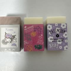消しゴム 3個セット まとまるくん クロミ マイメロのサムネイル