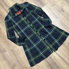 Yorkland チェック柄ロングコート セール】Yorkland ☆チェック柄☆ロングコート - メルカリ