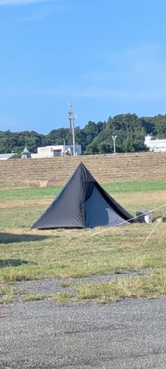 ト*ト様 ワンポールテント3人用 ブラックのサムネイル