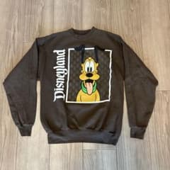 Disneyland プルート スウェット ブラウン Mのサムネイル