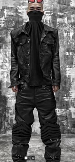 大人気 【UNIZ】 Dark Knight Denim Jacket - メルカリ