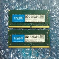 Crucial 8GBx2(16GB) DDR4-3200 SODIMM メモリ - メルカリ