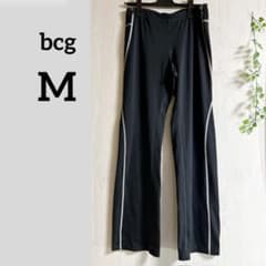 bcg サイドライン 【M】カジュアルパンツ 黒 古着