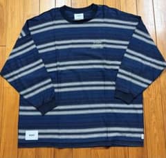 wtaps ボーダーTシャツ /L 03 ネイビー 221ATDT-CSM32 wtaps ボーダーTシャツ /M 02 ネイビー 221ATDT-CSM32 - メルカリ