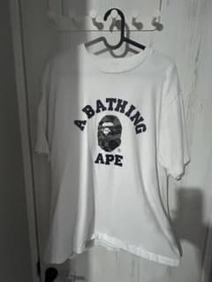 A BATHING APE Tシャツ ホワイト XL