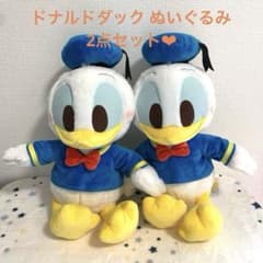 【新品】 ディズニー ドナルドダック ぬいぐるみ 2つセット 約40cm