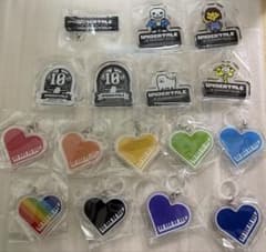 【未開封フルコンプ】UNDERTALE10周年コンサートガチャ16種未使用品一式 未開封フルコンプ】UNDERTALE10周年コンサートガチャ16種未使用品一式