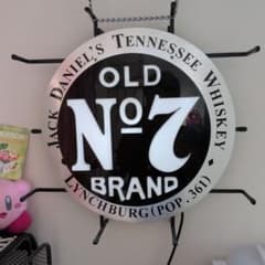 Jack Daniel's Old No. 7 ネオンサイン※飾り用チェーン付※ Jack Daniel's Old No. 7 ネオンサイン※飾り用チェーン付