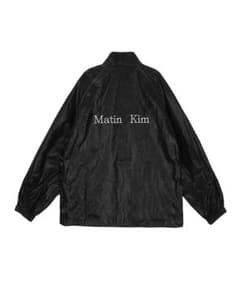 Matin Kim ナイロンジャケット ブルーブラック - メルカリ