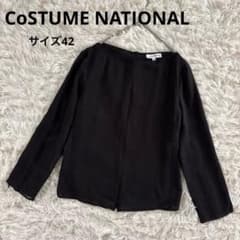 コスチュームナショナル CoSTUME NATIONAL ブラウス シルク 黒 - メルカリ
