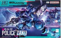 新品未開封　hgジークアクス　軍警ザク　機動戦士Gundam GQuuuuuuXのサムネイル