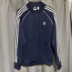 adidas アディダス トラックジャケット ジャージ ネイビーのサムネイル