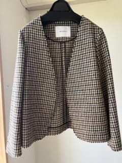HELIOPOLE Harris Tweed ノーカラージャケットのサムネイル