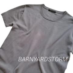 BARNYARDSTORM 반팔 니트 그레이