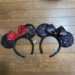 ミニーマウス風カチューシャ2個セットのサムネイル