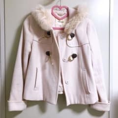レッセパッセ ショート丈 ダッフルコート パウダーピンクのサムネイル
