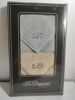 S.T. Dupont ミニタオルハンカチ2枚セットのサムネイル