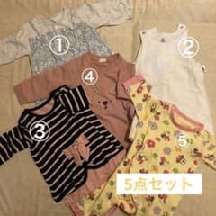 長袖ロンパース　5点セット　70サイズ　女の子　ミニー　ディズニーのサムネイル