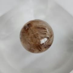S * Y 님 천연석 타이거 루틸 쿼츠 L05b 12.2mm 브론즈