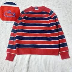70's 糸巻きタグ　IZOD LACOSTE　ボーダー　ニット　セーター