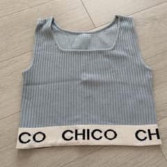 Chico 裾ロゴリブタンクトップ Fのサムネイル