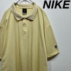 【希少カラー】 NIKE ナイキ ワッペン ビッグシルエット ポロシャツ L