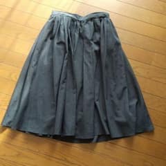 シフォンスカート 紺色のサムネイル