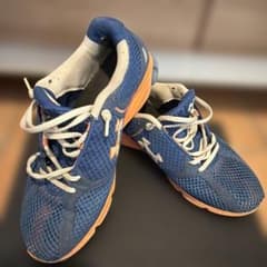 UNDER ARMOUR スニーカー ブルー オレンジのサムネイル